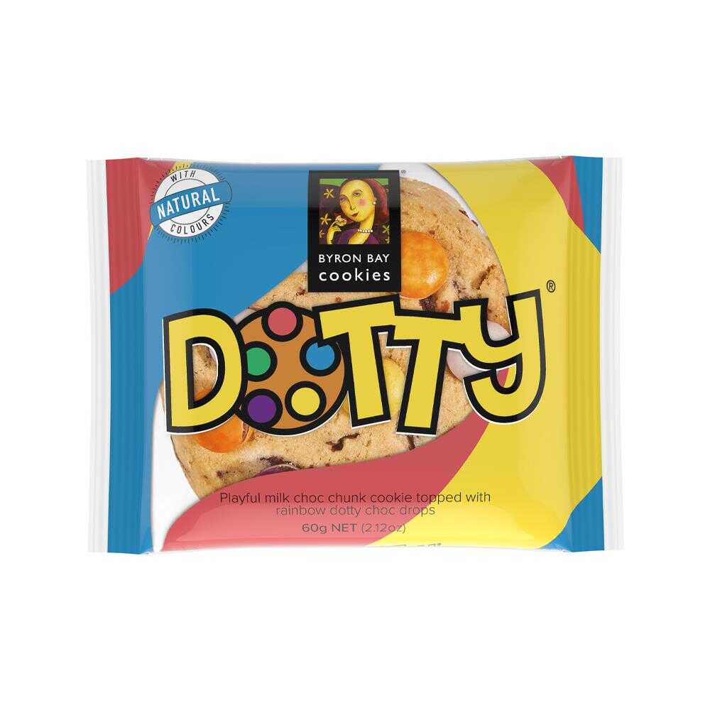 Byron Bay Cookies Dotty 60g – 12 Pack