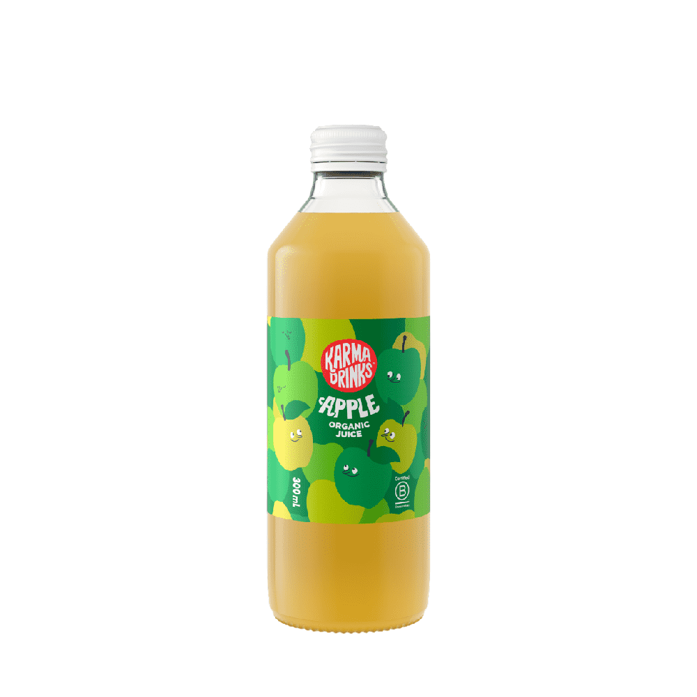 Karma Drinks Apple Organic Juice 300ml – 12 Pack