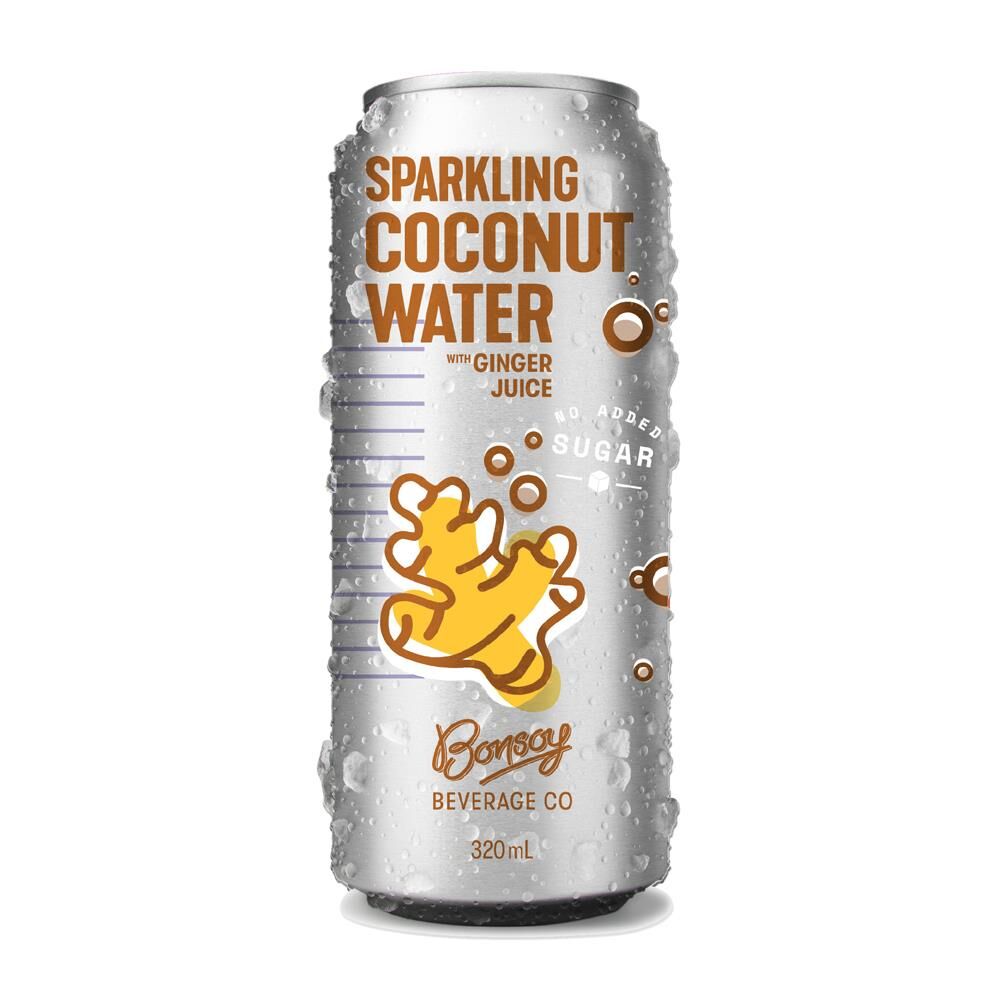 320ML Ginger Sparkling Coconut Water (12)