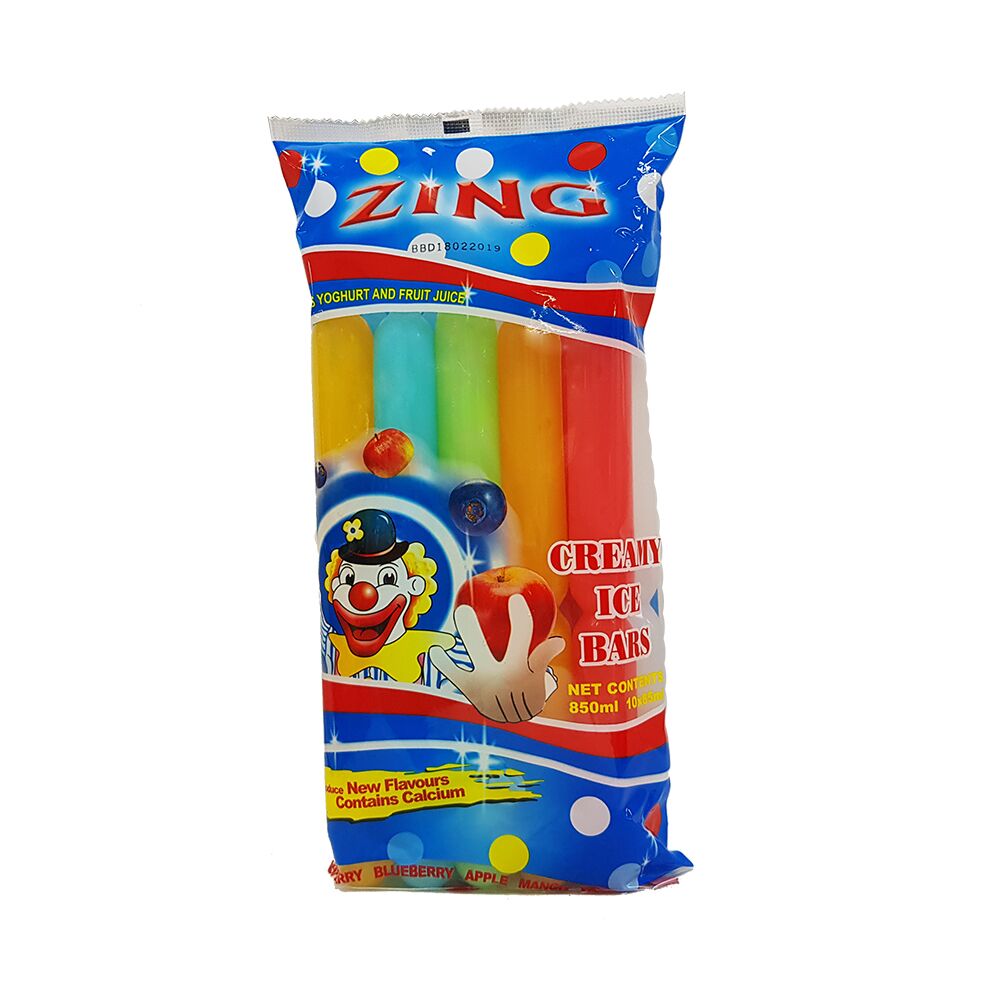 85ml Zing Creamy Ice Bars (12x10)