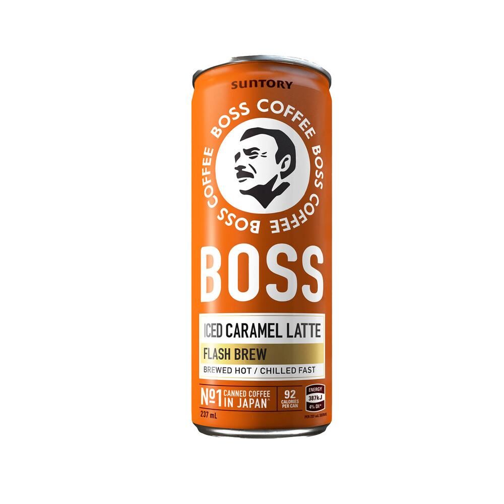 237ML BOSS ICED CARAMEL LATTE CAN (12)