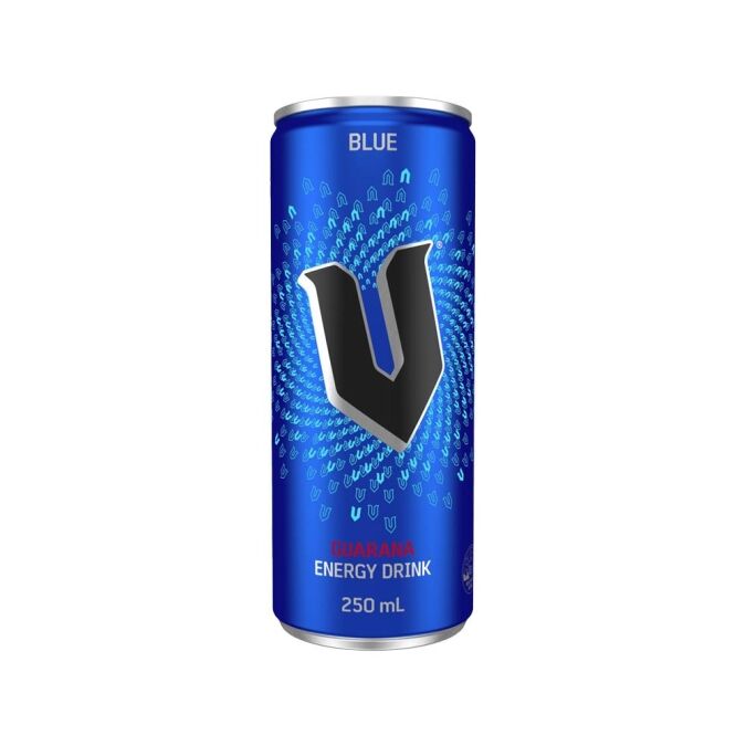 250mL V Energy Drink Blue (24)