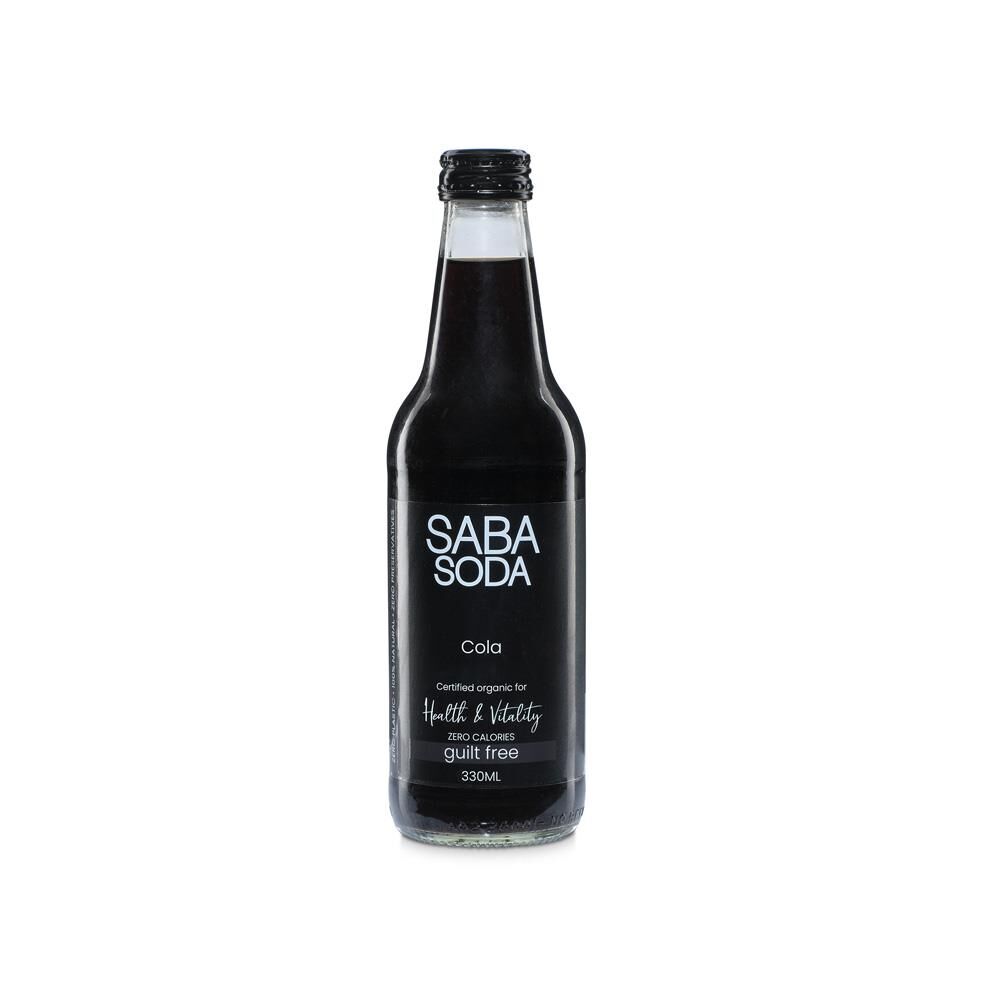 330ml SABA Organic No Sugar Kola (12)