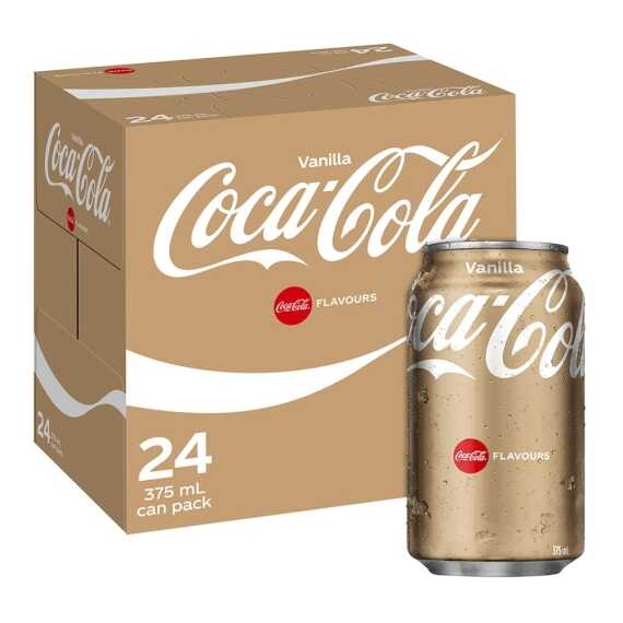Coca-Cola Vanilla Cans 375ml – 24 Pack