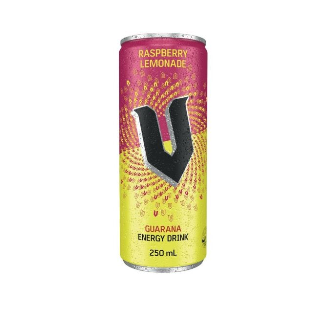 250ML V ENERGY - RASPBERRY LEMONADE (24)