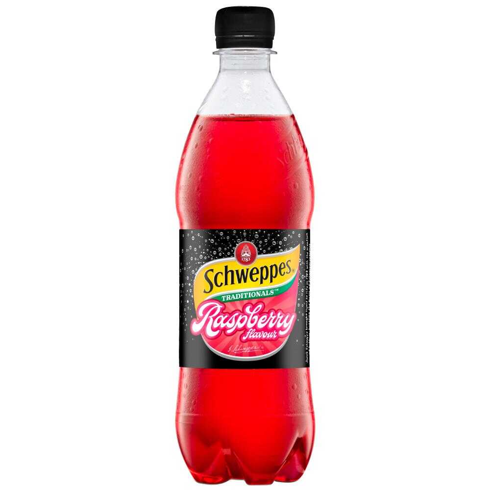 Schweppes Raspberry Lemonade PET 600ml – 24 Pack
