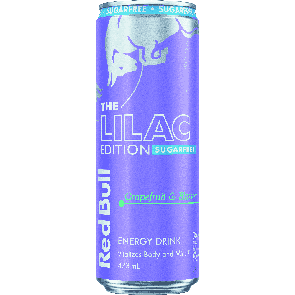 Red Bull Energy Drink Lilac Edition Sugar Free 473ml – 12 Pack
